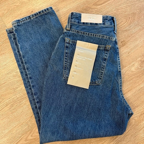 Everlane Denim - Everlane Women's Straight Leg Jeans - Blue